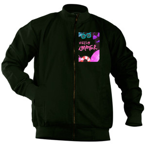 Jaket Bomber Hello summer (custom)