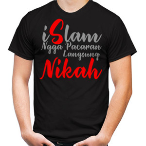 Kaos islam ngga pacaran langsung nikah
