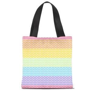 Tas Tote Fullprint RAINBOW PASTEL