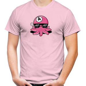 Kaos Shirt billiArt | octopus ball #4