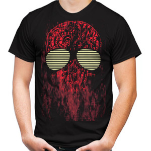 Kaos SKULL WITH GLASSES