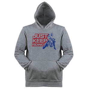 Jaket Hoodie Just Keep Riding