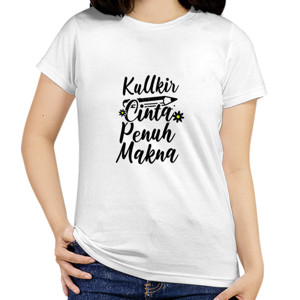 Kaos Kuukir Cinta Penuh Makna