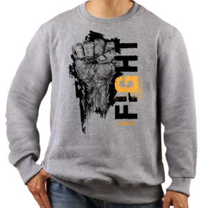 Jaket Sweater Hands Fight | billiArt