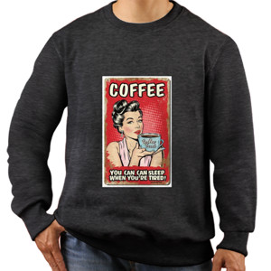 Jaket Sweater Coffee Poster 