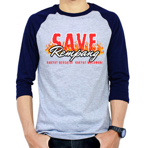 Kaos Raglan Save Rempang #2