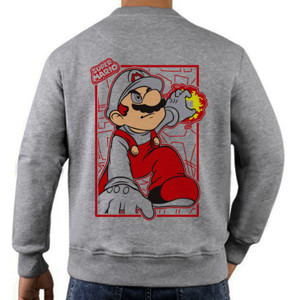 Jaket Sweater Super Mario Flower