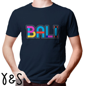 Kaos BALI rainbow color