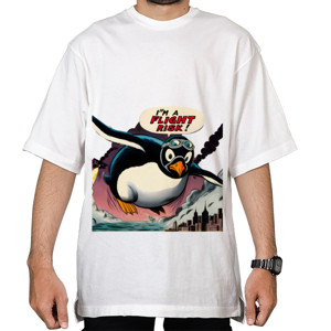 Kaos Oversize pinguin