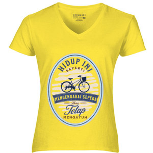 Kaos Hidup ini Seperti Bersepeda