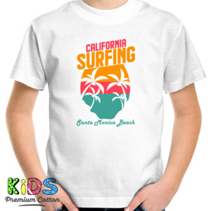 Kaos Pantai California Surfing