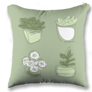 Bantal Continuous Line Plants