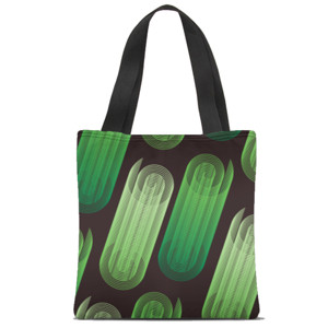 Tas Tote Fullprint Kertas Line Art (Line Art Paper)