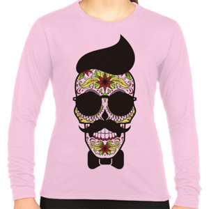 Kaos Flower Mustache