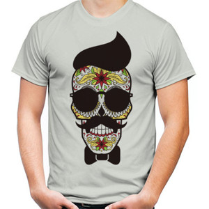 Kaos Flower Mustache