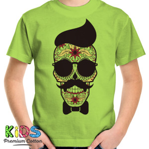 Kaos Flower Mustache