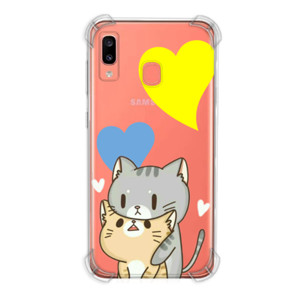 Casing HP Lovely Cats Custom Background