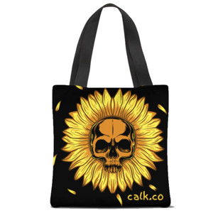 Tas Tote Fullprint totebag sunflower