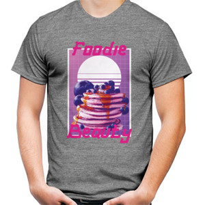Kaos Cute Retro Classic 90s Vaporwave Pancake - Foodie 