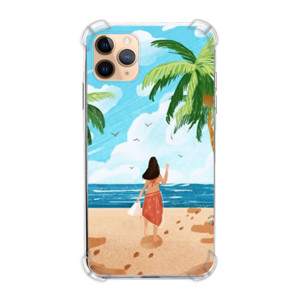 Casing HP Lukisan Tema Pantai