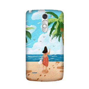 Lukisan Tema Pantai Casing HP