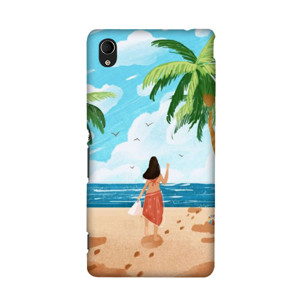 Lukisan Tema Pantai Casing HP