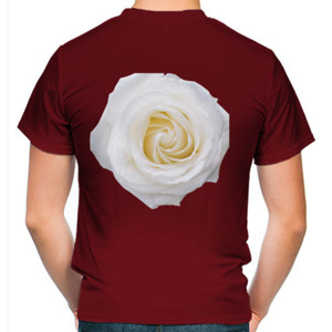 Kaos White rose T-shirt