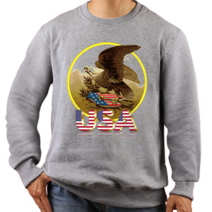 Jaket Sweater Elang USA