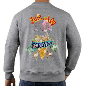 Jaket Sweater i cream