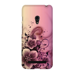 case absrak pink bunga Casing HP