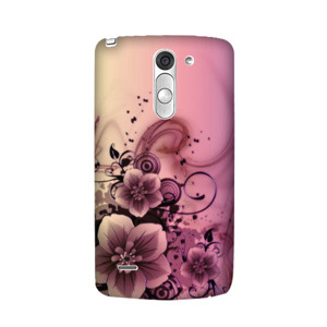 case absrak pink bunga Casing HP