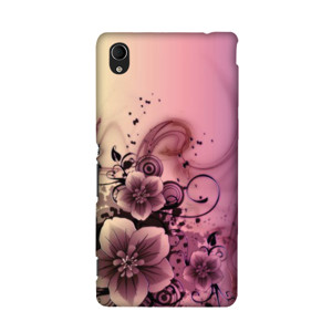 case absrak pink bunga Casing HP