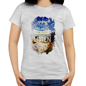 Kaos The Earth Has Music in White With Background