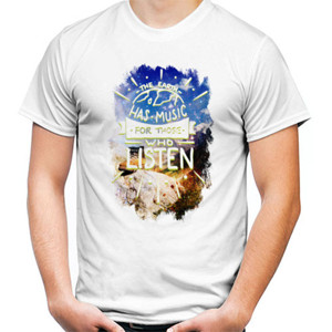 Kaos The Earth Has Music in White With Background