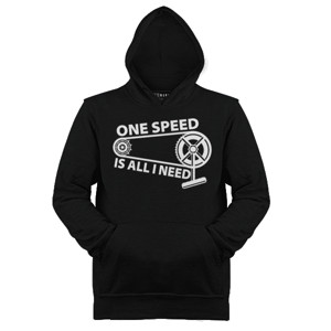 Jaket Hoodie Kaos Bike Sepeda One Speed Is All I Need 2
