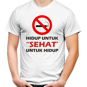 Kaos Design Hidup Sehat