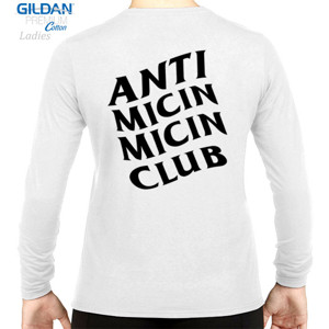 Kaos Anti Micin - Black Font