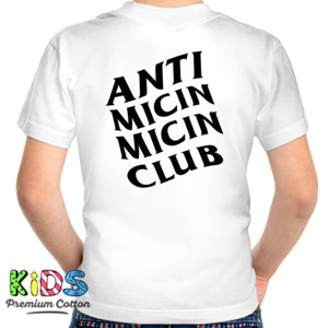Kaos Anti Micin - Black Font