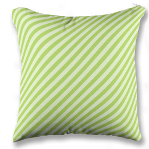 Bantal Simple Diagonal Green
