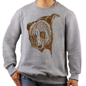 Jaket Sweater Face Bear