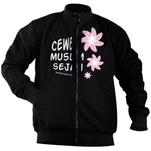 Jaket Bomber Cewek Muslim Sejati