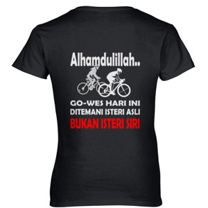 Kaos Kaos Sepeda Pencinta Gowes Design Belakang