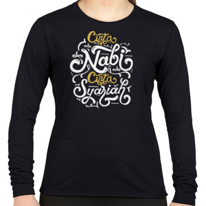 Kaos Sweater Cinta Nabi Cinta Islam