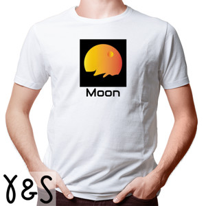 Kaos Moon Tshert -  design simpel