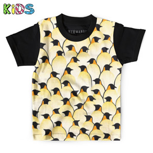 Kaos Anak Full-Print Pinguin pattern