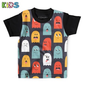 Kaos Anak Full-Print Lovely monster
