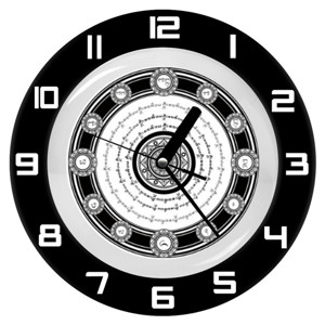 Jam Dinding diamon Gayatri  Mantra