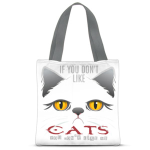 Tas Tote Fullprint ( 2 Sisi ) Like Cats Like