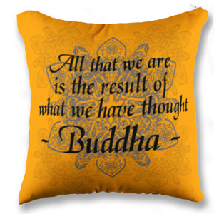 Bantal Bantal kotak Buddha Quote