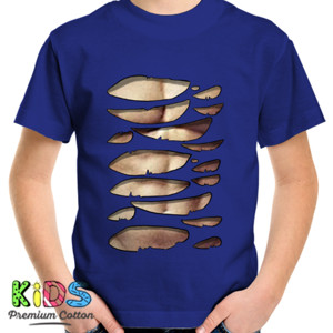 Kaos Desain sobek realistis